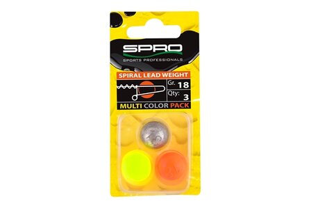 Spro Spiral Lead Weights - 18g *