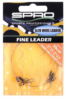 Spro Fine Leader 1x19 - 18lbs/8.2kg 