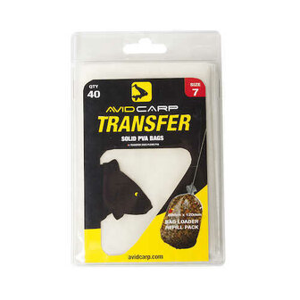 AVID TRANSFER SOLID PVA BAGS - Size 7