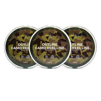 Avid OUTLINE CAMO REEL LINE  300m / 10LBS - 0.28mm