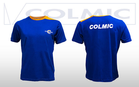 COLMIC T-SHIRT / BLUE-ORANGE