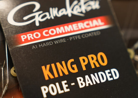 Gamakatsu Pro Commercial King Pro Eyed Ready Rigs - banded