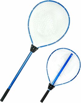 Spro Rubber mesh landing net blue