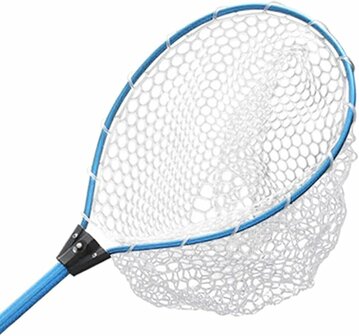 Spro Rubber mesh landing net blue