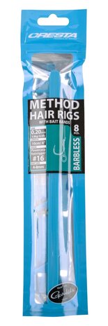 Cresta METHOD HAIR RIGS + BAND BARBLESS