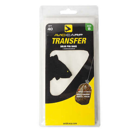 AVID TRANSFER SOLID PVA BAGS - Size 8