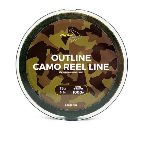 Avid OUTLINE CAMO REEL LINE  300m / 10LBS - 0.28mm