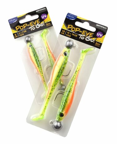 Spro IRIS Pop-eye To-Go 10cm / 10+14g / UV Olive *